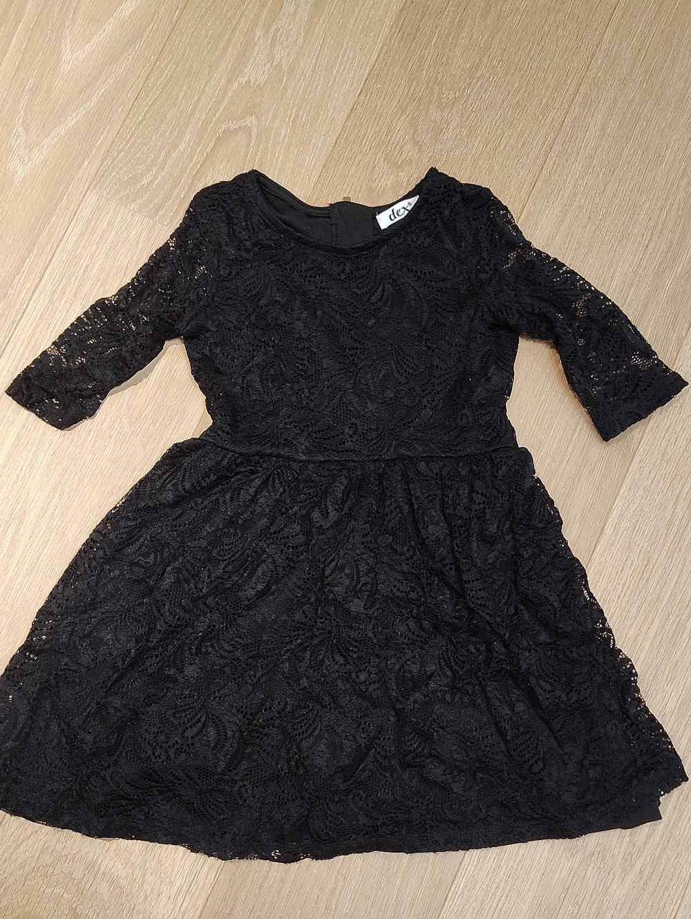 Dex Black Lace Formal Dress for Girls